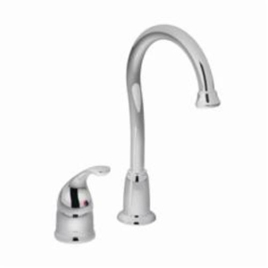 Moen® 4905 Bar Faucet, Camerist®, Chrome, 1 Handle, 1.5 gpm