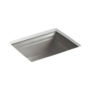 Memoirs® Bathroom Sink With Overflow, Rectangular, 20-11/16 in W x 17-5/16 in D x 8-5/8 in H, Under Mount, Vitreous China, Cashmere