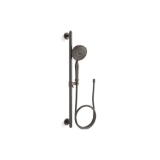 Kohler® 22176-G-2BZ Bancroft® Multi-Function Hand Shower Kit, 1.75 gpm Flow Rate, 3 Sprays, 5-3/16 in Dia Head, 1/2 in Connection, Oil-Rubbed Bronze