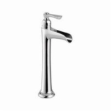 Brizo® 65461LF-PC Vessel Lavatory Faucet, Rook®, Commercial, 5-7/16 in Spout, 10-1/4 in H Spout, Polished Chrome, 1 Handle