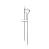 GROHE 26076002 New Tempesta® Cosmopolitan 100 II Shower Rail Set, 3-15/16 in Dia Rain/Jet Shower Head, 1.75 gpm Flow Rate, 69 in L Hose, StarLight® Polished Chrome