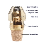 Delavan® 12580A Type A Hollow Cone Oil Burner Nozzle, 1.25 gph, 80 deg, Brass