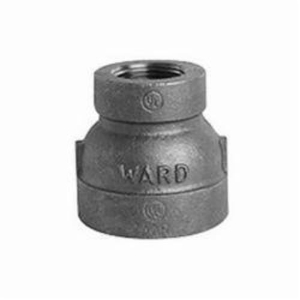 Ward Mfg 2DX1B.BMC Pipe Reducing Coupling, 2-1/2 x 1-1/4 in Nominal, FNPT End Style, 150 lb, Malleable Iron, Black