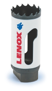 Lenox® SPEED SLOT® Hole Saw With T2 Technology, 1 in Dia, 1-7/8 in D Cutting, Bi-Metal Cutting Edge, 1/2 in Arbor