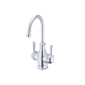 Insinkerator® 45390AJ-ISE Traditional 2010 Showroom Instant Hot and Cold Water Faucet, 360 deg Swivel Spout, Arctic Steel