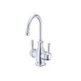 Insinkerator® 45390AJ-ISE Traditional 2010 Showroom Instant Hot and Cold Water Faucet, 360 deg Swivel Spout, Arctic Steel