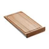 Kohler® 2989-NA Universal Countertop Cutting Board, 22-3/4 in L x 12 in W x 2-3/4 in THK, Hardwood