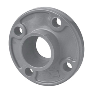 Lasco® 851-030 1-Piece Solid Flange, 3 in Nominal, PVC, Socket Connection, 150 lb, 7-1/2 in OD