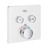 GROHE 29164LS0 Thermostatic Trim, 7.7 gpm Valve, StarLight® Moon White