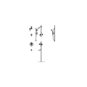 DELTA® T13H933 Monitor® 13 Universal Tub and Shower Trim, MultiChoice®, 1.5 gpm, Chrome