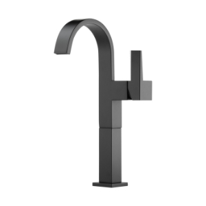 Brizo® 65480LF-BL-ECO Siderna® Vessel Lavatory Faucet, 5 in Spout, 9-5/8 in H Spout, Matte Black, 1 Handle