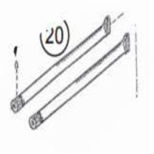 Weil-McLain® 512-200-077 Main Burner with No Pilot Bracket