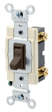 Leviton® 54521-2 Framed Grounding AC Quiet Toggle Switch, 120/277 VAC, 20 A, 800 W, 1000 VA Power Rating, SP Contact