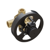 Moen® 2590 M-Pact® Rough-In Valve, 1/2 in IPS Inlet x 1/2 in IPS Outlet, Brass Body