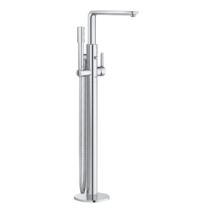 GROHE 23792001 Free Standing Ohm Bathtub Faucet, 1.75 gpm, StarLight® Polished Chrome, 1 Handle