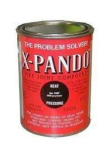 X-PANDO PJC-14 Pipe Joint Compound Sealant, 14 oz Can Container, Black/Gray