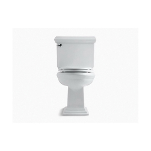 Memoirs® Classic Comfort Height® 2-Piece Toilet, Elongated Front Bowl, 16-1/2 in H Rim, 1.28 gpf, Ice Gray™