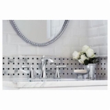 Moen® T4520NL Wynford™ Widespread Bathroom Faucet Trim, 1.2 gpm Flow Rate, 4-3/8 in H Spout, 8 to 16 in Center, Polished Nickel, 2 Handles, Pop-Up Drain