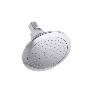 Kohler® 457-AK-CP Memoirs® 1-Function Showerhead with Katalyst® Air-Induction Spray, 2.5 gpm Min, Wall Mount, Polished Chrome