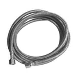 Aquaflo® MightyFlex™ KDW-960-PP Braided Ice Maker Connector, 1/4 in, Compression HC, Stainless Steel