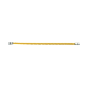BrassCraft® ProCoat® CSSL88-24 Gas Connector, 3/8 in, FNPT, 24 in L, Stainless Steel