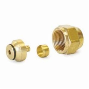 Uponor A4020313 QS-Style Compression Fitting Assembly, R20 x 5/16 in, Compression, 125 psi, Brass