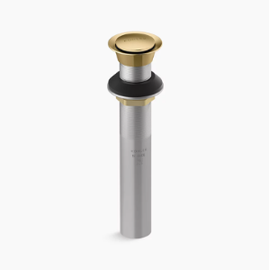 Kohler® 33151-2MB Clicker Drain, 1-1/4 in Nominal, Metal Drain, Vibrant® Brushed Moderne Brass