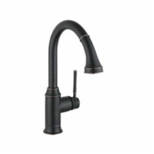 Hansgrohe 04215920 Pull Down Kitchen Faucet, Talis C, 1.75 gpm Flow Rate, Rubbed Bronze, 1 Handle, 1 Faucet Hole, Function: Traditional, Residential