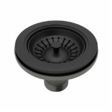 Rohl® 735MB Manual Basket Strainer, Matte Black