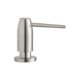 Elkay® LK325LS Avado™ Soap/Lotion Dispenser, Lustrous Steel, 16 oz Capacity, 1-3/4 in OAL, Deck Mount, Brass