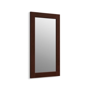 Kohler® 99666-1WG Poplin® Marabou® Framed Mirror, Rectangular Shape, 35-1/2 in L x 20-1/2 in W, Cherry Tweed