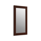 Kohler® 99666-1WG Poplin® Marabou® Framed Mirror, Rectangular Shape, 35-1/2 in L x 20-1/2 in W, Cherry Tweed