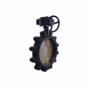 Milwaukee Valve ML323E D S ML Series Lug Style Butterfly Valve, 6 in Nominal, Cast Iron Body, EPDM Softgoods