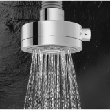 GROHE 27530000 Shower Head, Relexa® Deluxe 130, 2.4 gpm Min, 4 Sprays, Wall Mount, 146 mm Dia Head, Polished Chrome