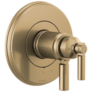Brizo® T60076-GL Invari® TempAssure® Thermostatic Valve Only Trim, Luxe Gold