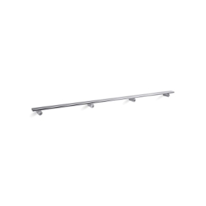 Kohler® 97628-SHP Choreograph® Shower Barre, 54 in OAL x 3-1/2 in OAD, Aluminum