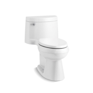 KOHLER Black Black Rough-In WaterSense Elongated Toilet at