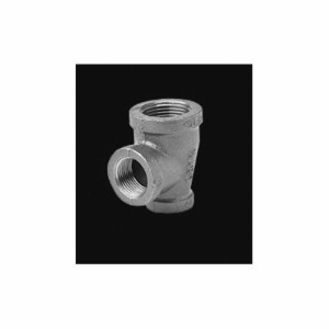 Ward Mfg 1XD.NMT Pipe Reducing Tee, 1 x 1 x 1/2 in, FNPT, 150 lb, Malleable Iron, Galvanized