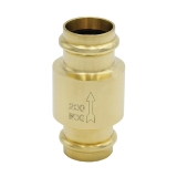 LEGEND LEGENDPress™ 105-454NL P-450NL Forged In-Line Check Valves, 3/4 in Nominal, Press End Style, Brass Body