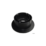 NDS® 1243 Catch Basin Universal Locking Outlet, Styrene, Black