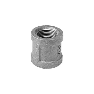 Ward Mfg AS03003 WI-1121-G Straight Coupling, 1/2 in Nominal, NPS End Style, 150 lb, Malleable Iron, Galvanized