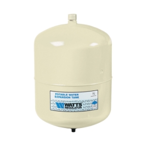 WATTS® 0067370 PLT Potable Water Expansion Tank, 2.1 gal Tank, 1.48 gal Acceptance, 150 psi Pressure, 8 in Dia x 11 in H