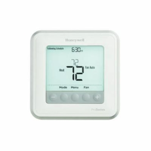 Honeywell Home Tradeline® TH6220U2000/U 6000 Thermostat, Programmable Thermostat, 40 to 90 deg F Heat/50 to 99 deg F Cool Control, 1 deg F Differential, Relay Switch, RC, R, C, W, W2 - AUX, Y, Y2, O/B, G, K, E, L/A, S, S Terminal