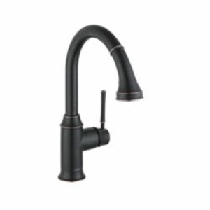 Hansgrohe 04216920 Pull-Down Prep Kitchen Faucet, Talis C, Rubbed Bronze, 1 Handle, 1.75 gpm