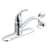 Moen® 7082 Kitchen Faucet, Torrance™, 1.5 gpm Flow Rate, 4 in Center, Chrome, 1 Handle