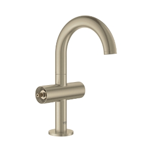 GROHE 21031EN3 21031_3 Atrio® M-Size Bathroom Faucet, Residential, 1.2 gpm Flow Rate, 6-7/16 in H Spout, 1 Handle, Pop-Up Drain, 1 Faucet Hole, Brushed Nickel
