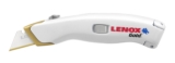 Lenox® Utility Knife, Retractable Blade, Stainless Steel Blade, 5 Blades Included, 5-1/4 in OAL