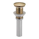 Brizo® RP72413GL Pushbutton Activated Pop-Up Drain Assembly, Luxe Gold, Brass Drain