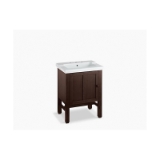 Kohler® 2604-1WT Tresham® Vanity, 32-1/2 in OAH x 23-3/4 in OAW x 18-1/4 in OAD, Freestanding Mount, Mohair Grey Cabinet