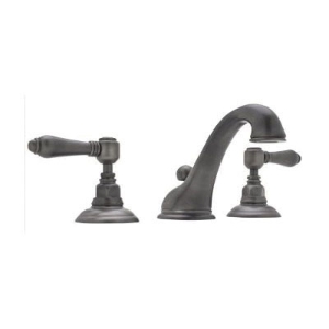 Rohl® A1408LMAPC-2 Widespread Lavatory Faucet, 1.2 gpm Flow Rate, 3-5/16 in H Spout, 15-3/4 in Center, Polished Chrome, 2 Handles, Pop-Up Drain